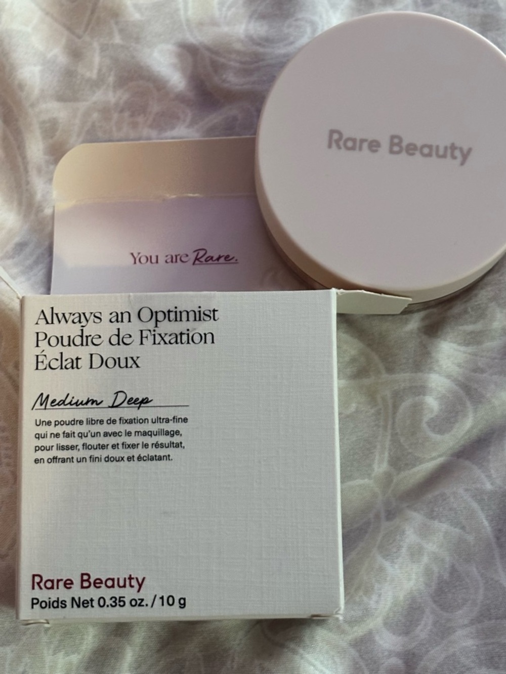 Rare Beauty Always an Optimist Soft Radiance Setting Powder - Medium Deep